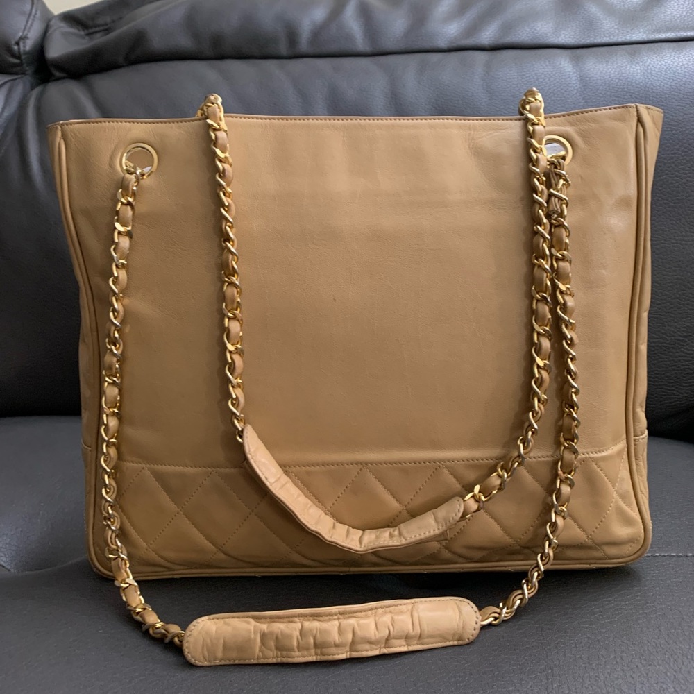Chanel Vintage Shopping Tote 24k GHW